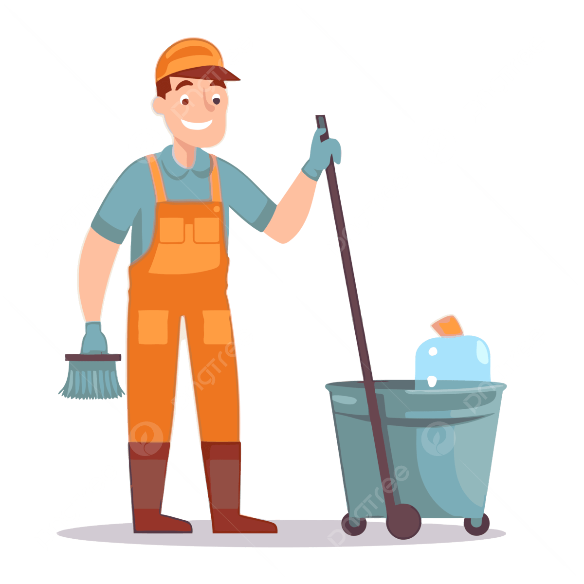 pngtree-custodian-clipart-cleaning-man-with-a-mop-and-bucket-cartoon-vector-png-image_11077276 Deb Price Staff Photo
